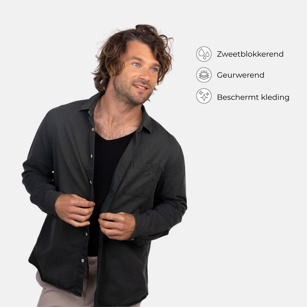 Anti-zweet ondershirt | Zwart